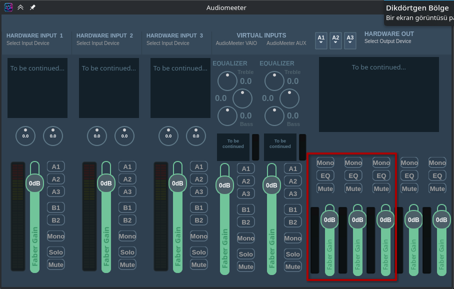 Hardware Output Cihaz Seçim Ekranı
